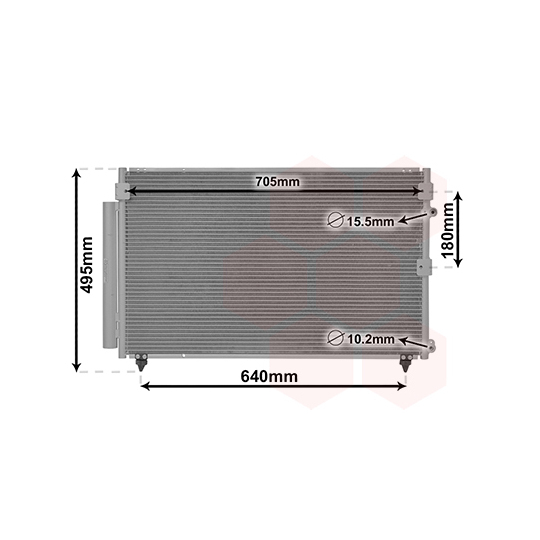 53005654 - Condenser, air conditioning 