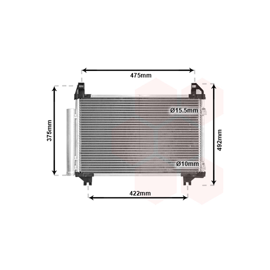 53005413 - Condenser, air conditioning 