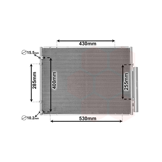 53005574 - Condenser, air conditioning 