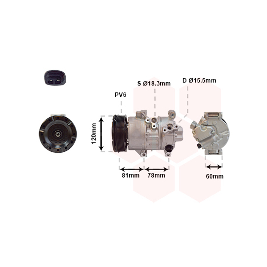 5300K581 - Kompressor, kliimaseade 