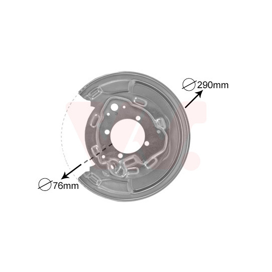 5307373 - Splash Panel, brake disc 