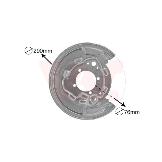 5307374 - Splash Panel, brake disc 