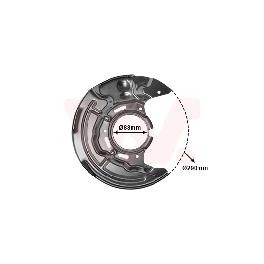 5328372 - Splash Panel, brake disc 