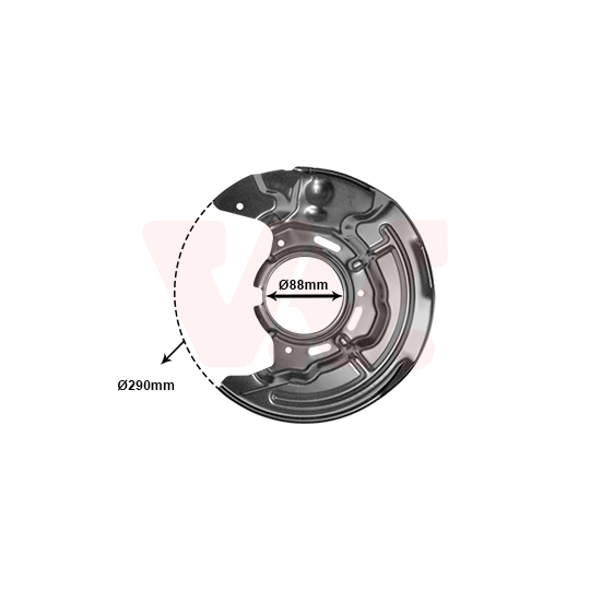 5328371 - Splash Panel, brake disc 