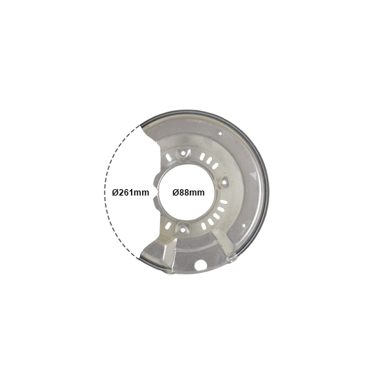 5430372 - Splash Panel, brake disc 