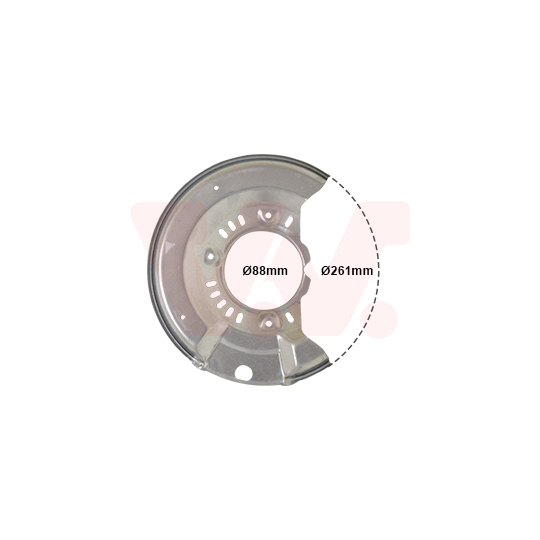 5430371 - Splash Panel, brake disc 