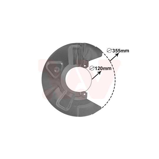 5790372 - Splash Panel, brake disc 