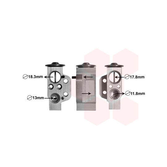 58001333 - Expansionsventil, klimatanläggning 