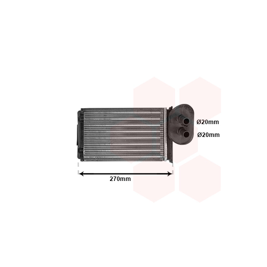 58006296 - Heat Exchanger, interior heating 