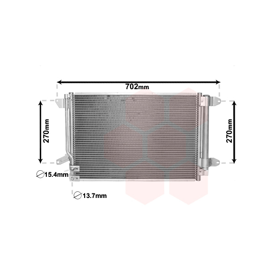 58005330 - Condenser, air conditioning 