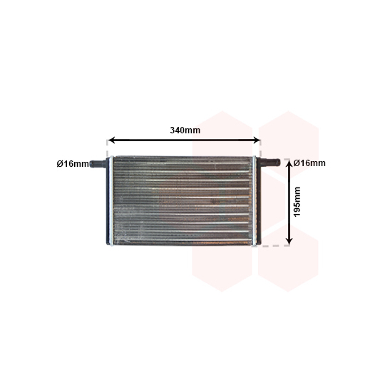 58006068 - Heat Exchanger, interior heating 