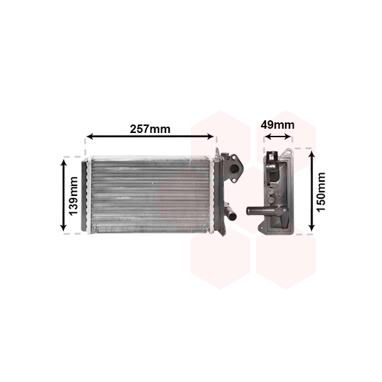 58006062 - Heat Exchanger, interior heating 