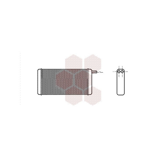 58006128 - Heat Exchanger, interior heating 