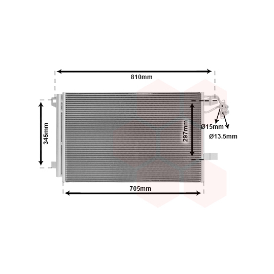 58005328 - Condenser, air conditioning 