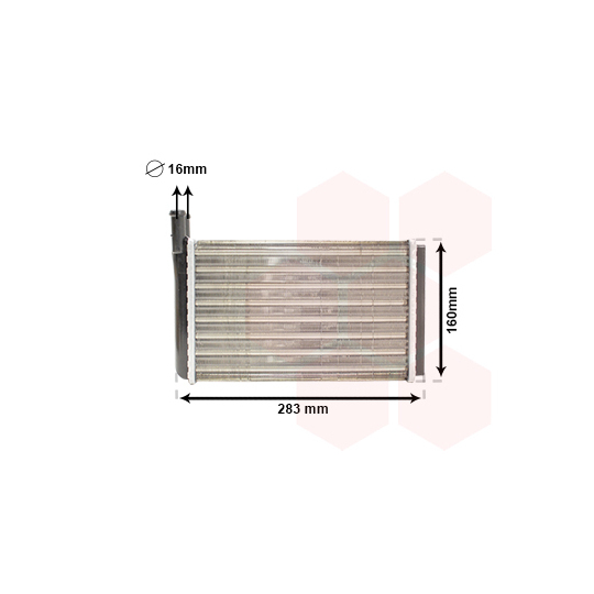 58006061 - Heat Exchanger, interior heating 