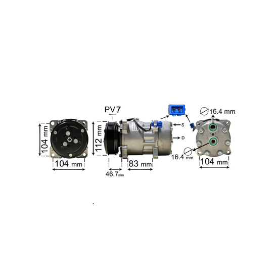 5800K288 - Compressor, air conditioning 