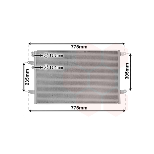 58015709 - Condenser, air conditioning 