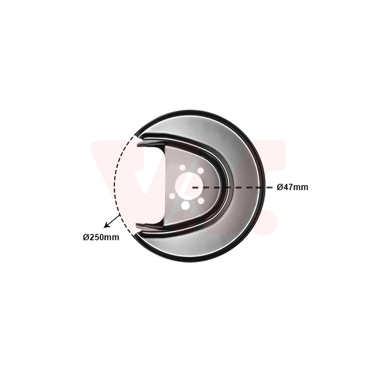 5814373 - Splash Panel, brake disc 