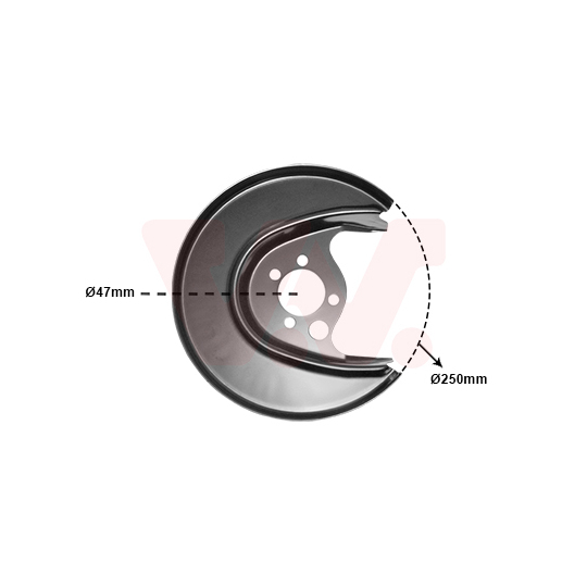 5824374 - Splash Panel, brake disc 