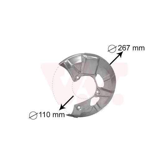 5830371 - Splash Panel, brake disc 