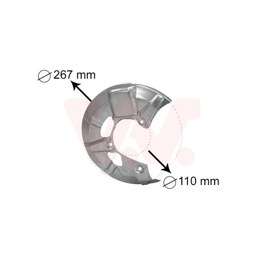 5830372 - Splash Panel, brake disc 