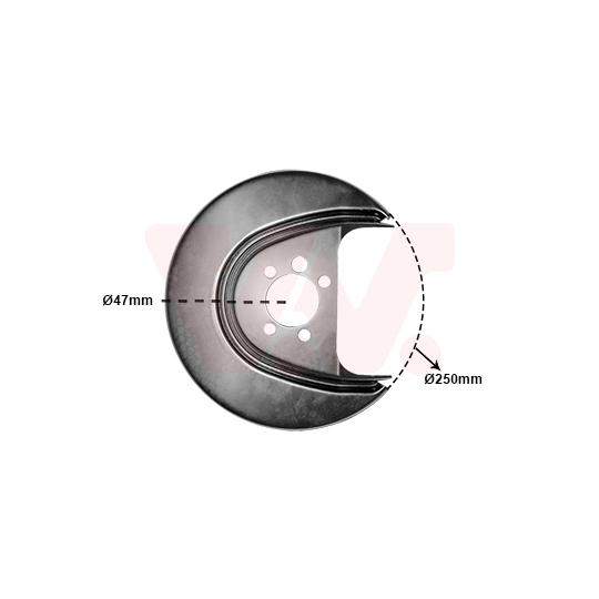 5829374 - Splash Panel, brake disc 