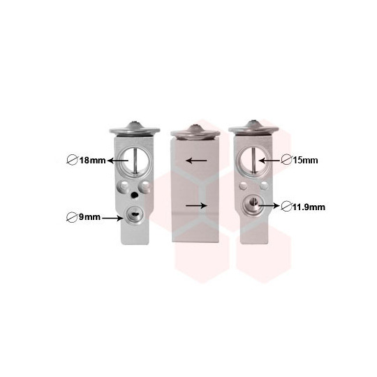 59001171 - Expansion Valve, air conditioning 