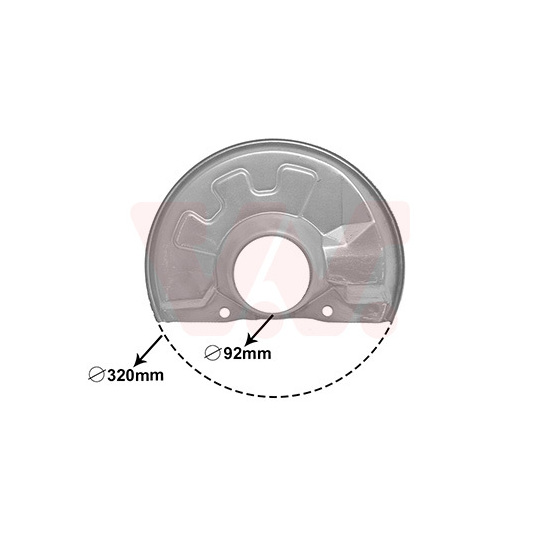 5940371 - Splash Panel, brake disc 