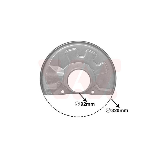 5940372 - Splash Panel, brake disc 