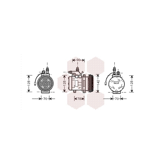 7400K029 - Compressor, air conditioning 