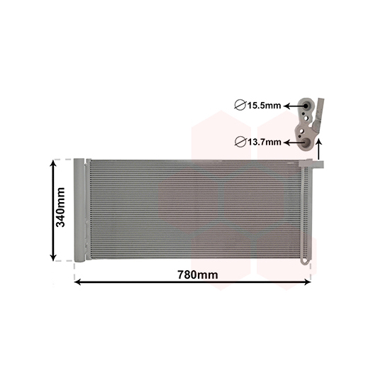 74005083 - Condenser, air conditioning 