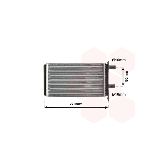 73006064 - Heat Exchanger, interior heating 