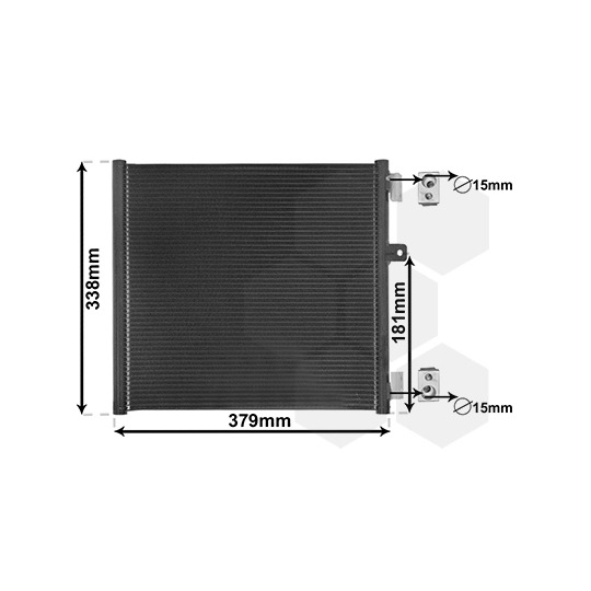 74015702 - Condenser, air conditioning 