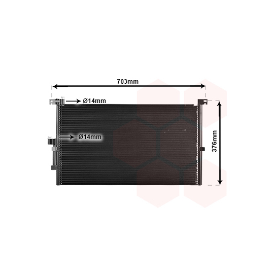 77005032 - Condenser, air conditioning 