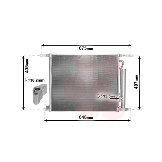 81005139 - Condenser, air conditioning 