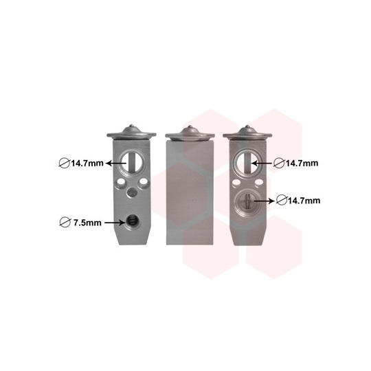 82001384 - Expansionsventil, klimatanläggning 