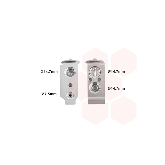 82001292 - Expansionsventil, klimatanläggning 