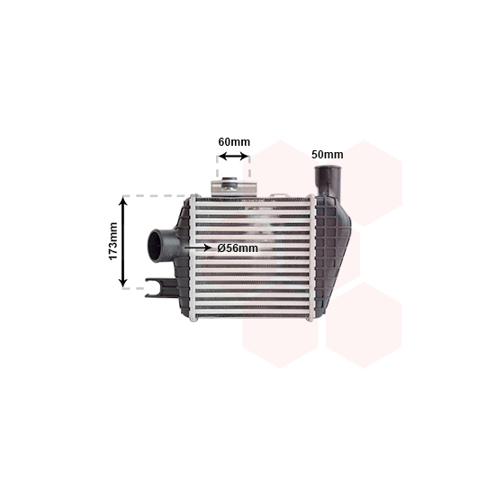 82004226 - Intercooler, charger 