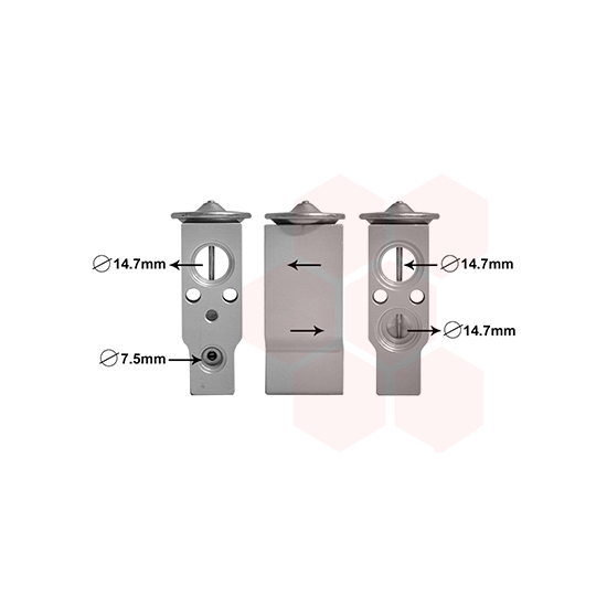 82001417 - Expansionsventil, klimatanläggning 