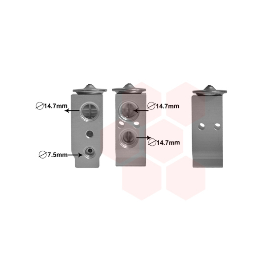 82001325 - Expansion Valve, air conditioning 