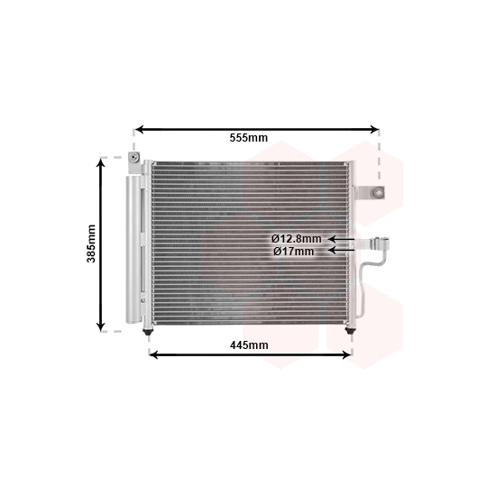 82005081 - Condenser, air conditioning 