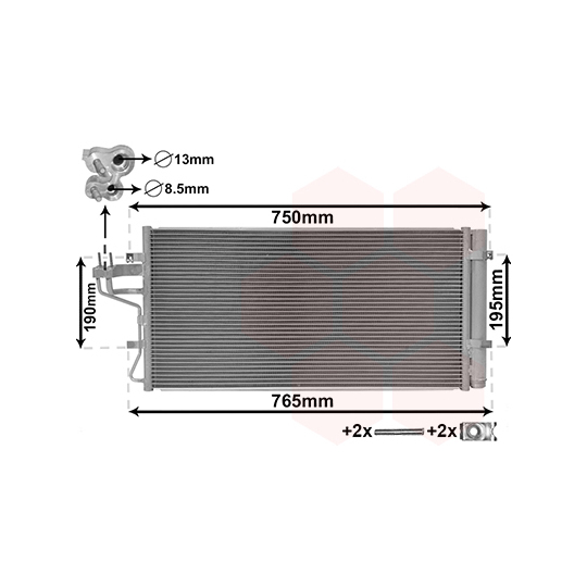 82005431 - Condenser, air conditioning 