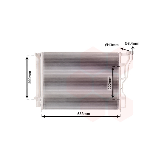 82005299 - Condenser, air conditioning 