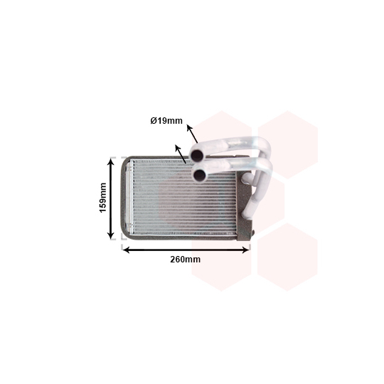 82006122 - Heat Exchanger, interior heating 