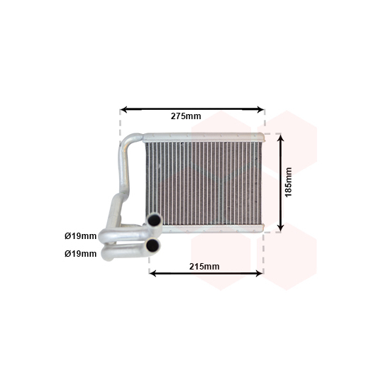 82006213 - Heat Exchanger, interior heating 