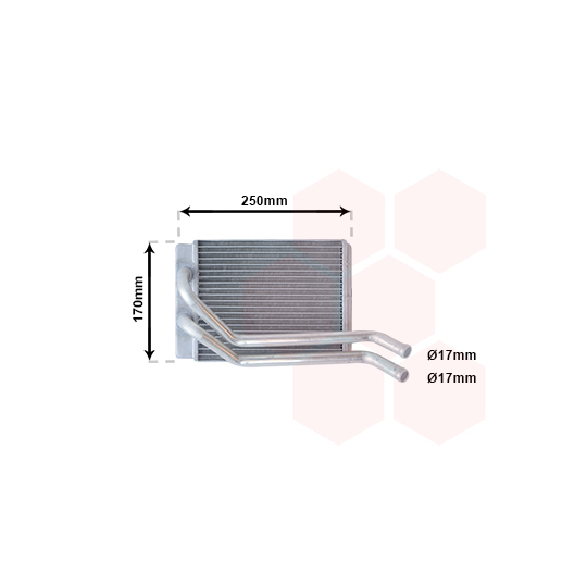 82006118 - Heat Exchanger, interior heating 