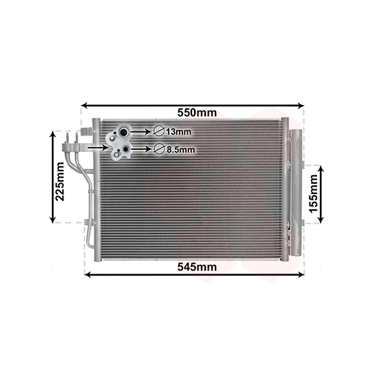 82005445 - Condenser, air conditioning 