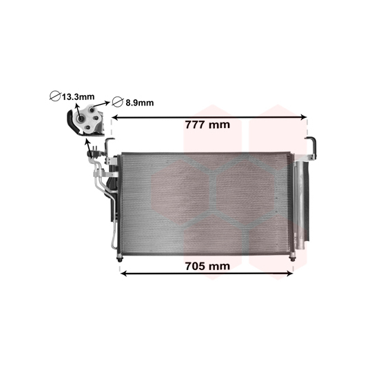 82005347 - Condenser, air conditioning 