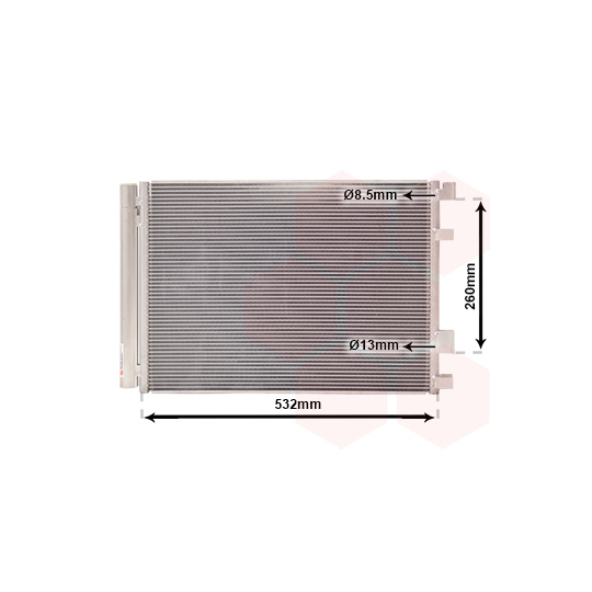 82005268 - Condenser, air conditioning 