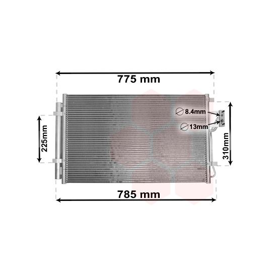 82005311 - Condenser, air conditioning 